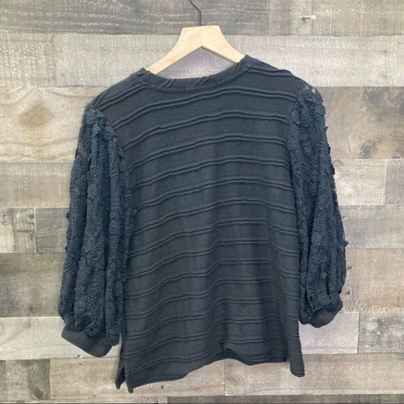 Eri + Ali Chelsea Lace Balloon Sleeve Blouse - Picture 3 of 9